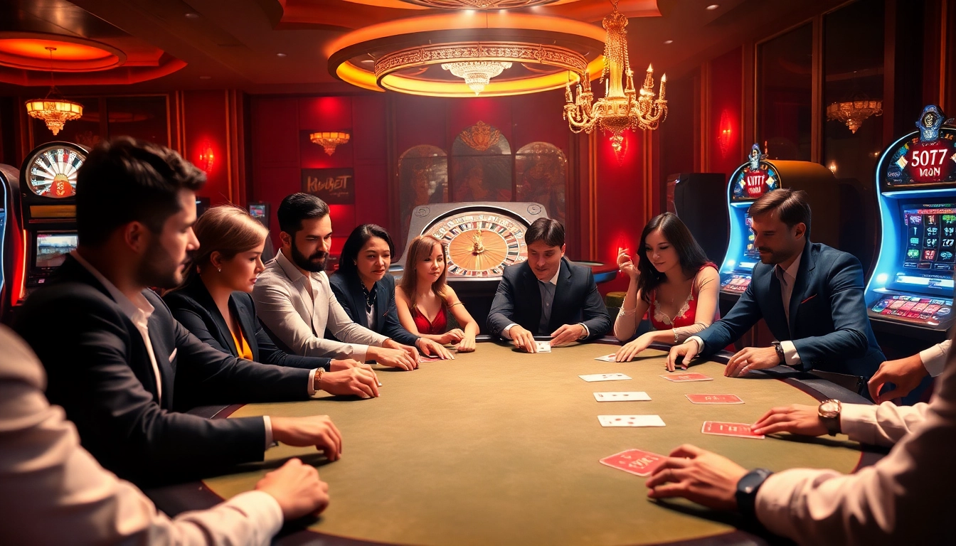Experience the thrill of play at Rikbet's casino table with vibrant action and luxury.
