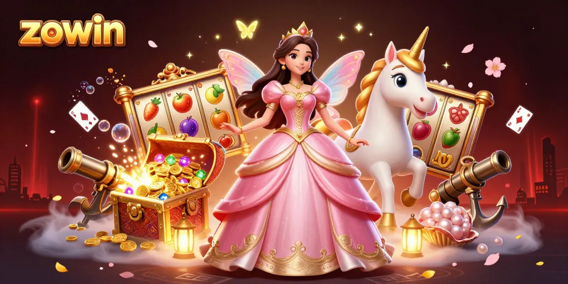 Play exciting games and win big with Zowin in a vibrant casino world filled with adventure.