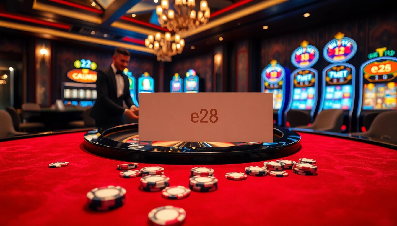 Play exciting games at e28’s luxurious casino ambiance with roulette and poker activities.