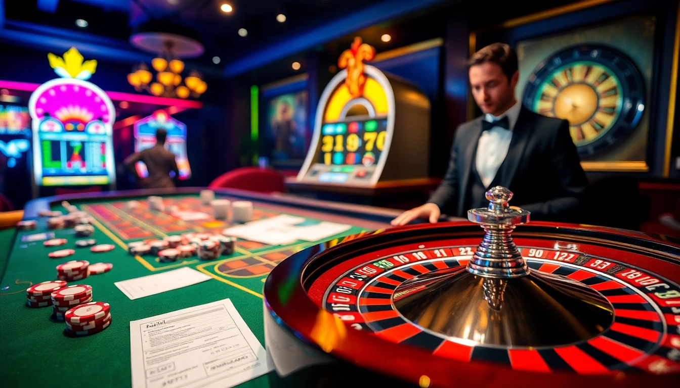 Players engaged in high-stakes action at a luxury casino table depicting rikbet excitement.