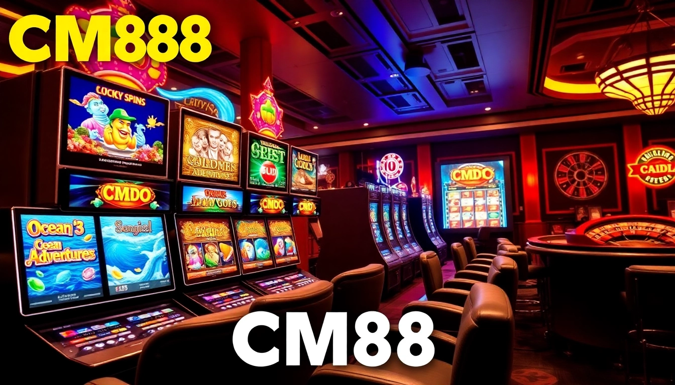 Spin for jackpots at CM88's thrilling online slots experience.