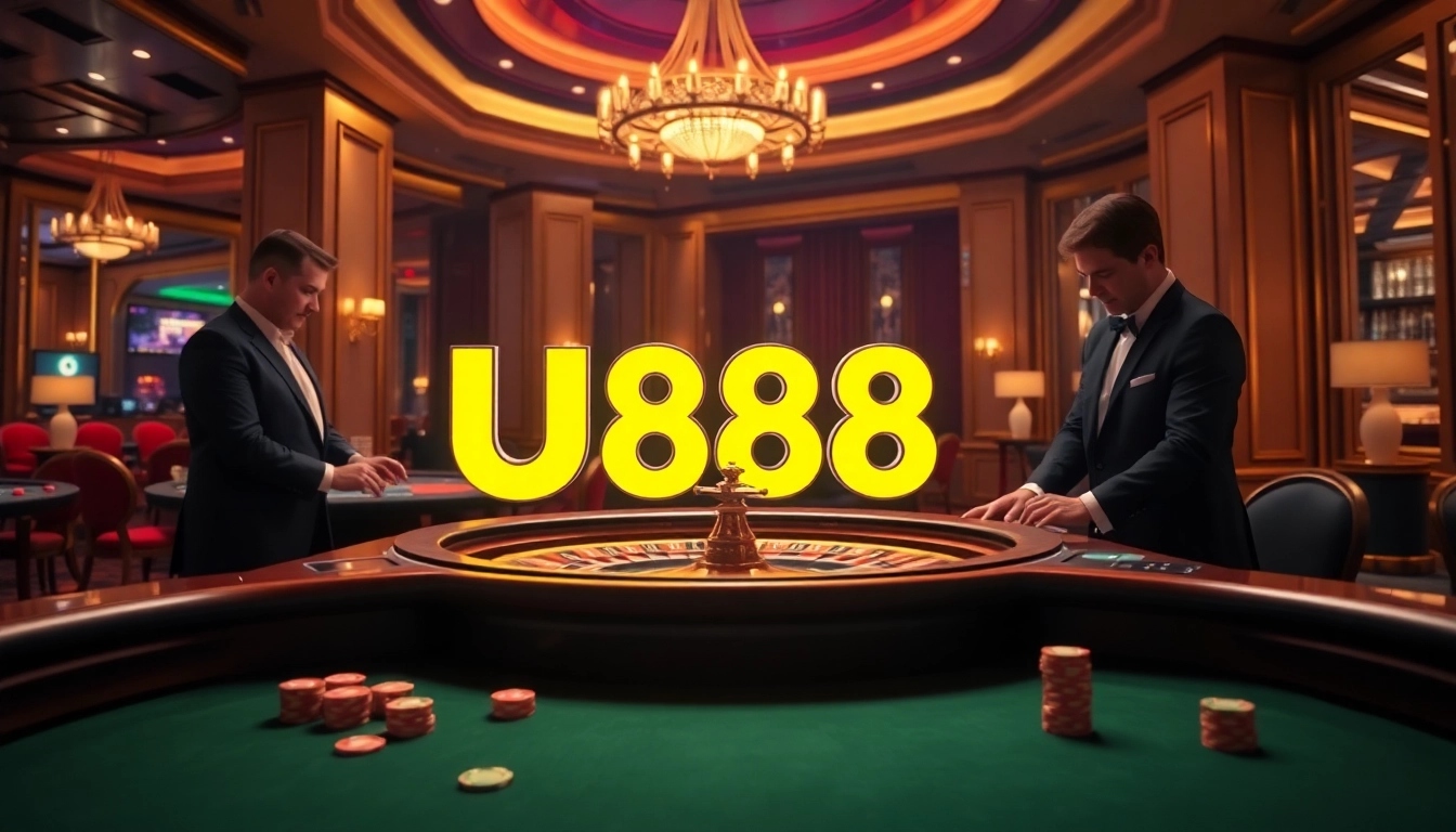 Engage in thrilling gameplay at U88 casino with vibrant tables and exciting challenges.