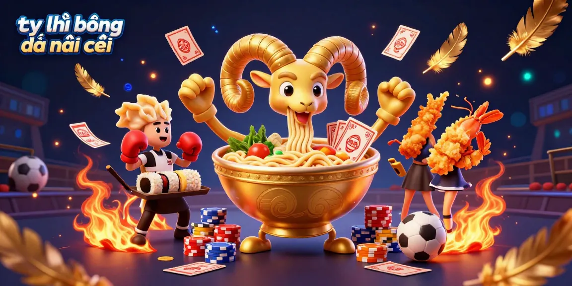 Experience the excitement of tỷ lệ bóng đá nhà cái through vibrant characters and atmospheric effects in a dynamic betting scene.