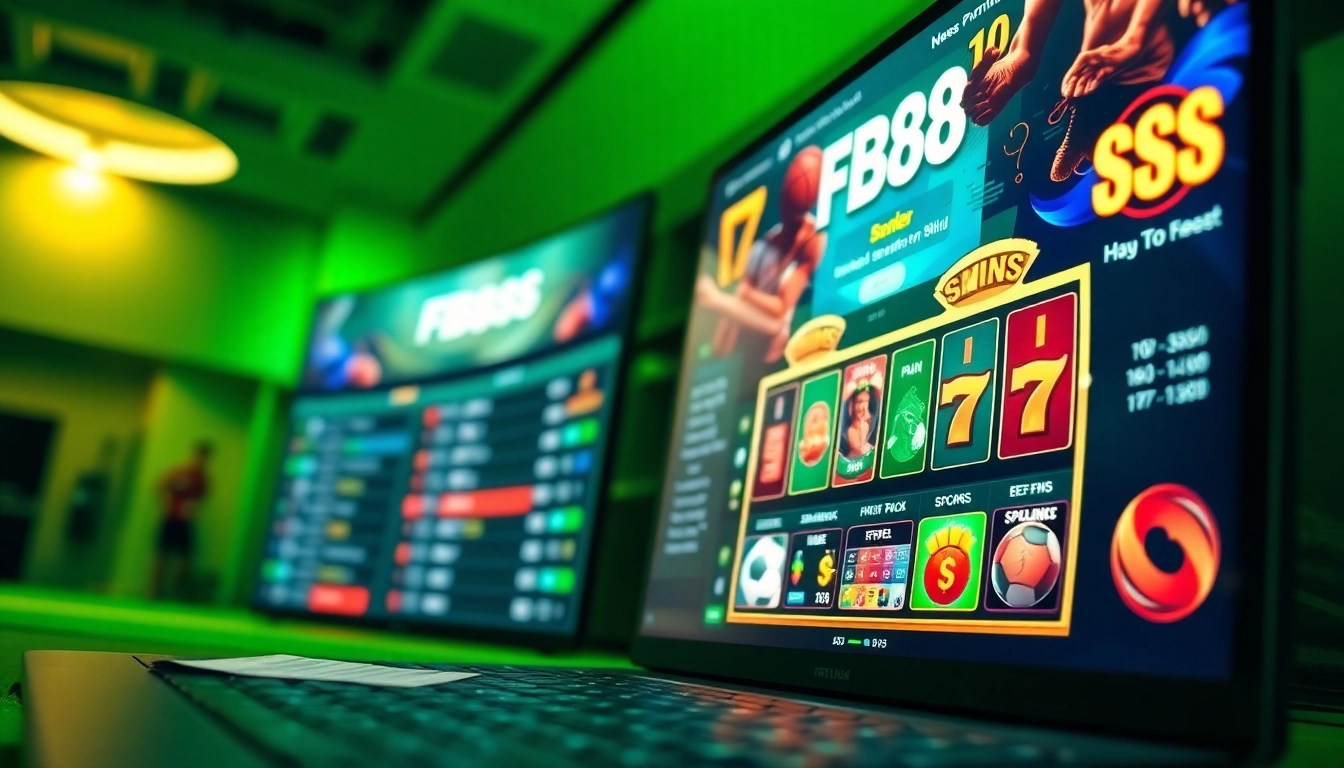 FB88 online betting interface featuring diverse sports and slots.