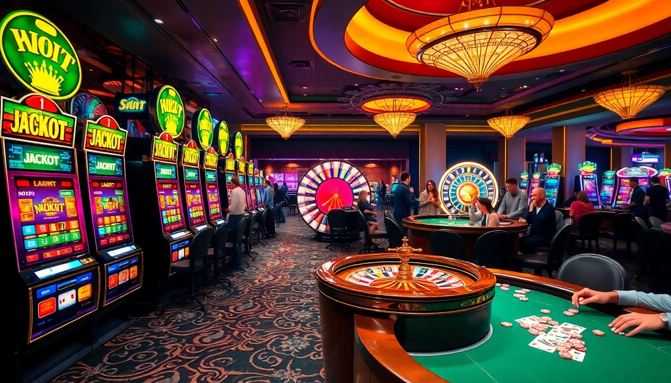 Experience the thrill of slot gacor with vibrant slot machines and a lively casino atmosphere.
