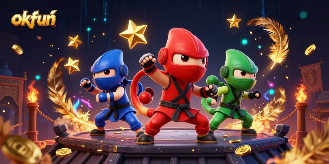 okfun engages players in thrilling casino adventures with vibrant ninja chameleons amidst dynamic gaming elements