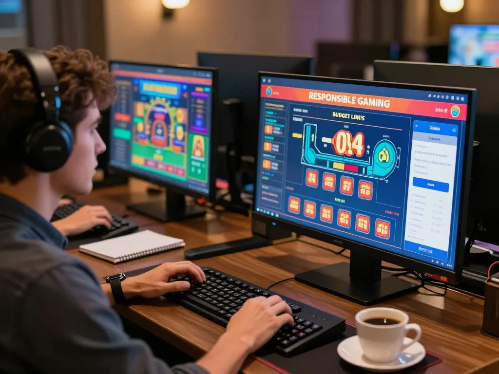 Engaging player using online casino platform at https://v788.biz/ to strategize bets on multiple screens, enhancing the gaming experience.