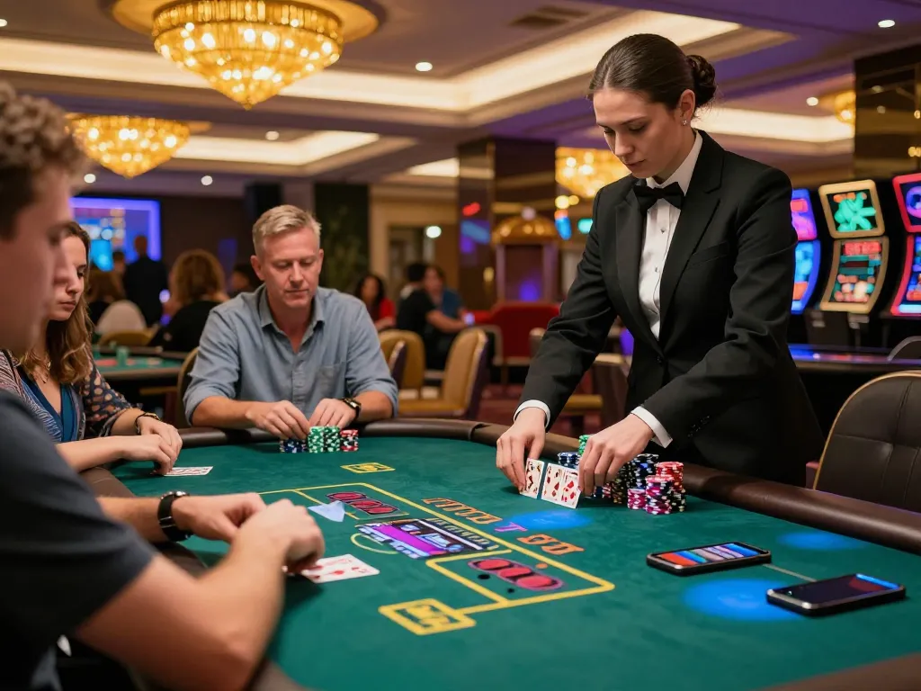 Experience the excitement of live blackjack at GA8888 with engaging players and a professional dealer in luxury