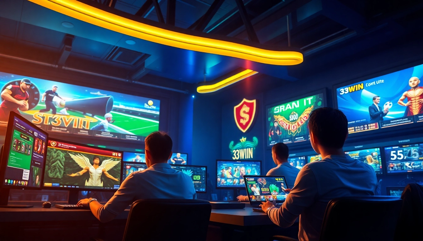 Exciting online gaming experience on 33win with diverse gaming options and secure interface.