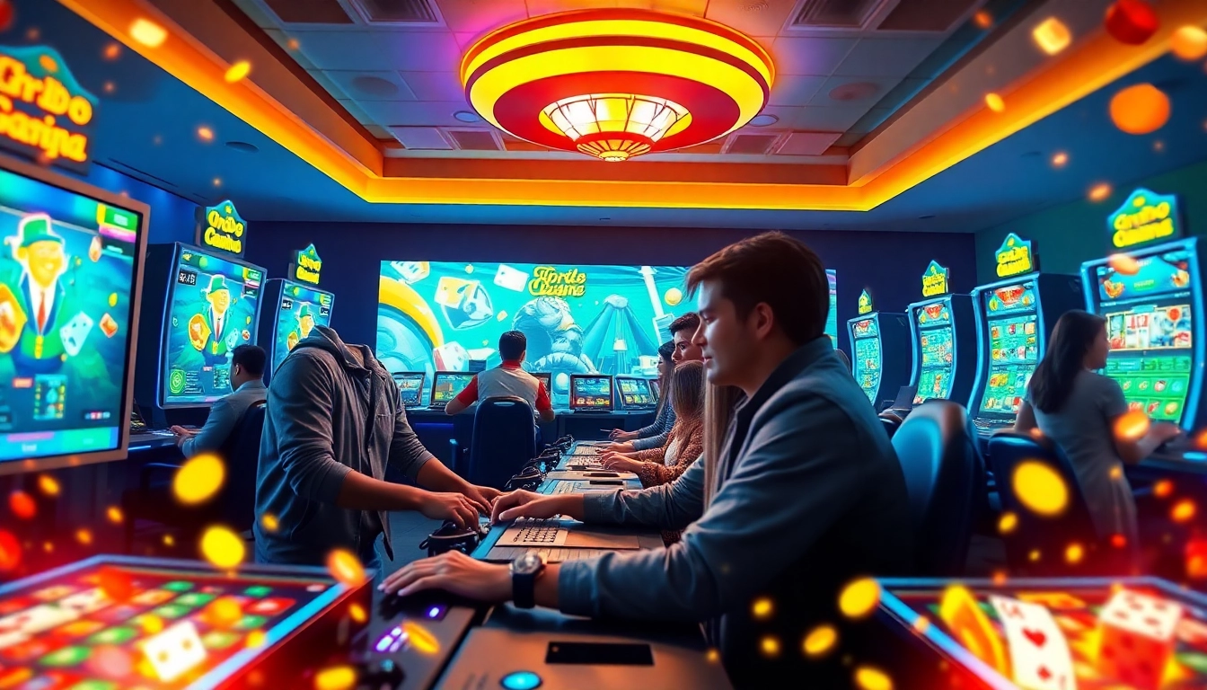 ABC8 online gaming platform featuring diverse players and exciting gaming elements.