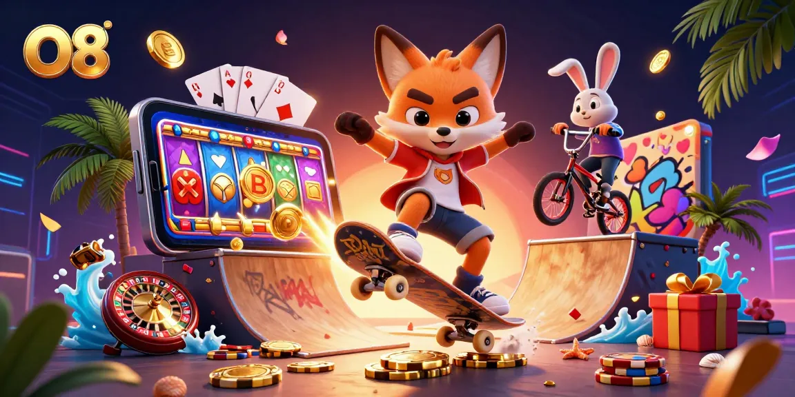 O8 delivers thrilling gaming experiences with vibrant characters and exciting casino elements