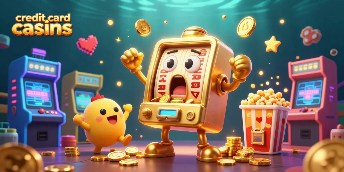 Experience the excitement at credit card casinos with thrilling slot machines and arcade games!