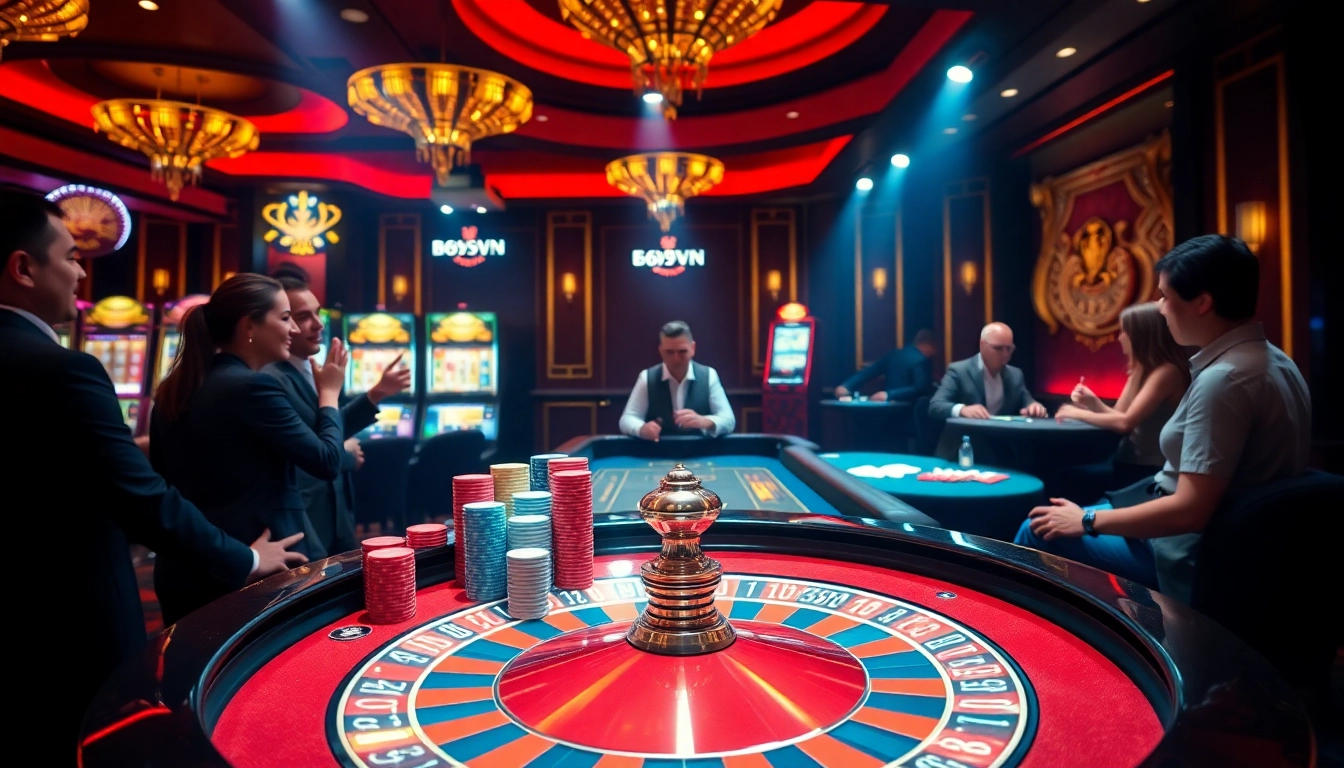Experience the thrill of winning at 69vn with dynamic casino tables and slot machines.