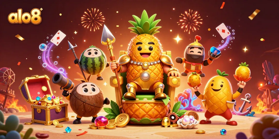 Experience thrilling gameplay at alo8 with vibrant characters and action-packed casino elements.