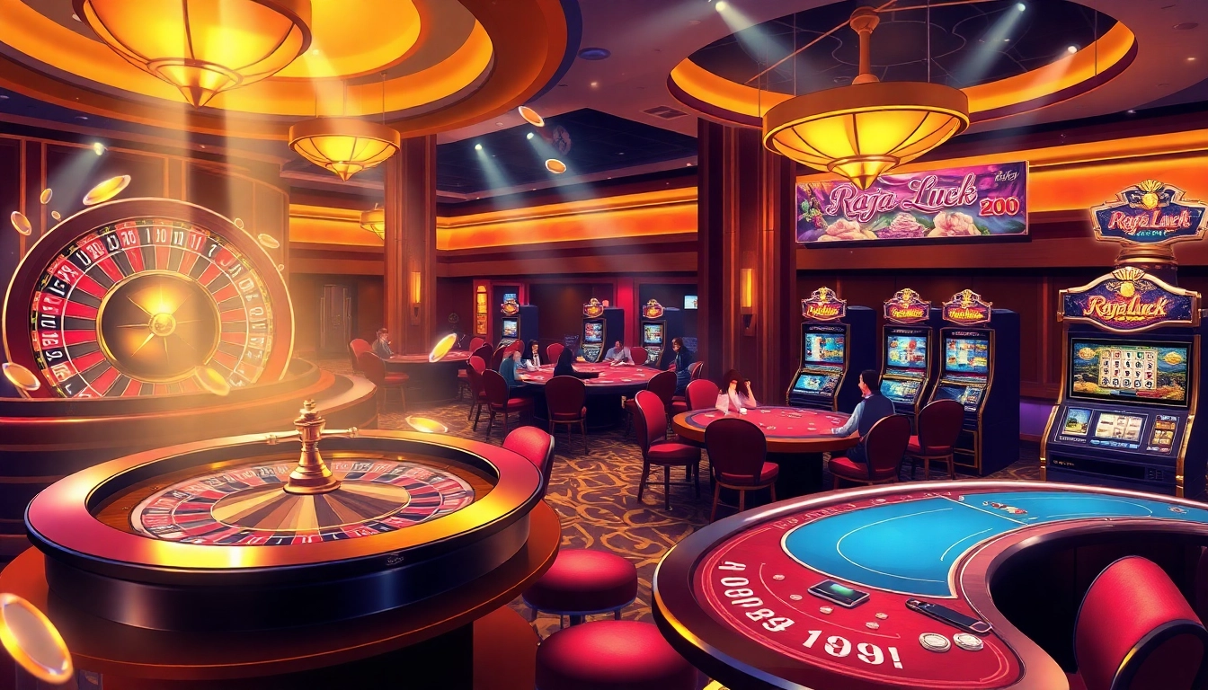 Experience the thrill of Raja Luck with exciting casino games and vibrant environments.