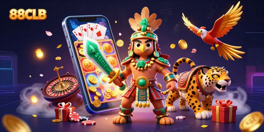 Engage with exciting slots at 88CLB, featuring vibrant graphics and thrilling gameplay.