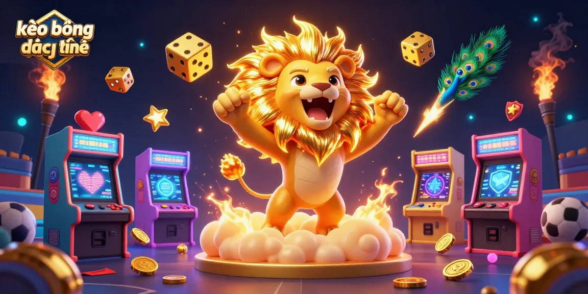 Experience the excitement of kèo bóng đá trực tuyến with vibrant sports betting elements and dynamic characters