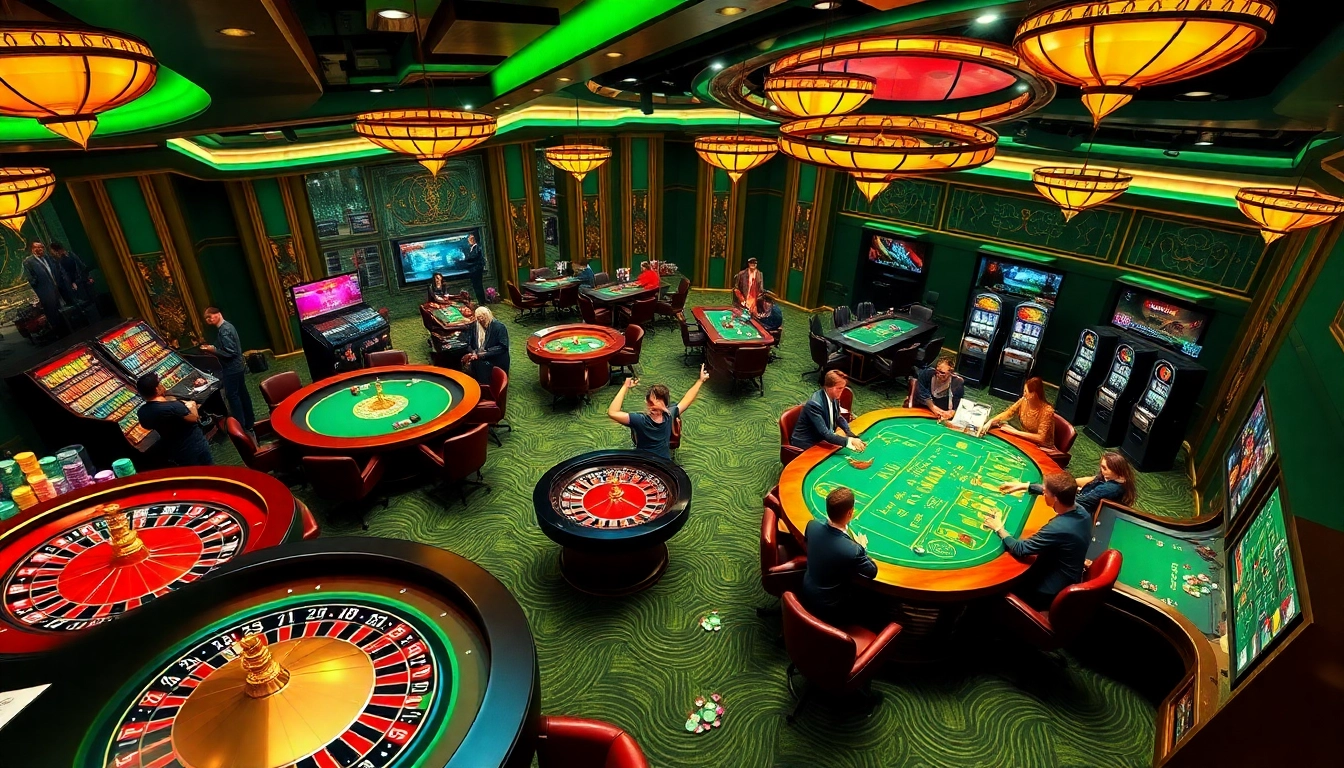 Players enjoying thrilling casino games at https://net88.wtf/ with poker chips and betting slips.