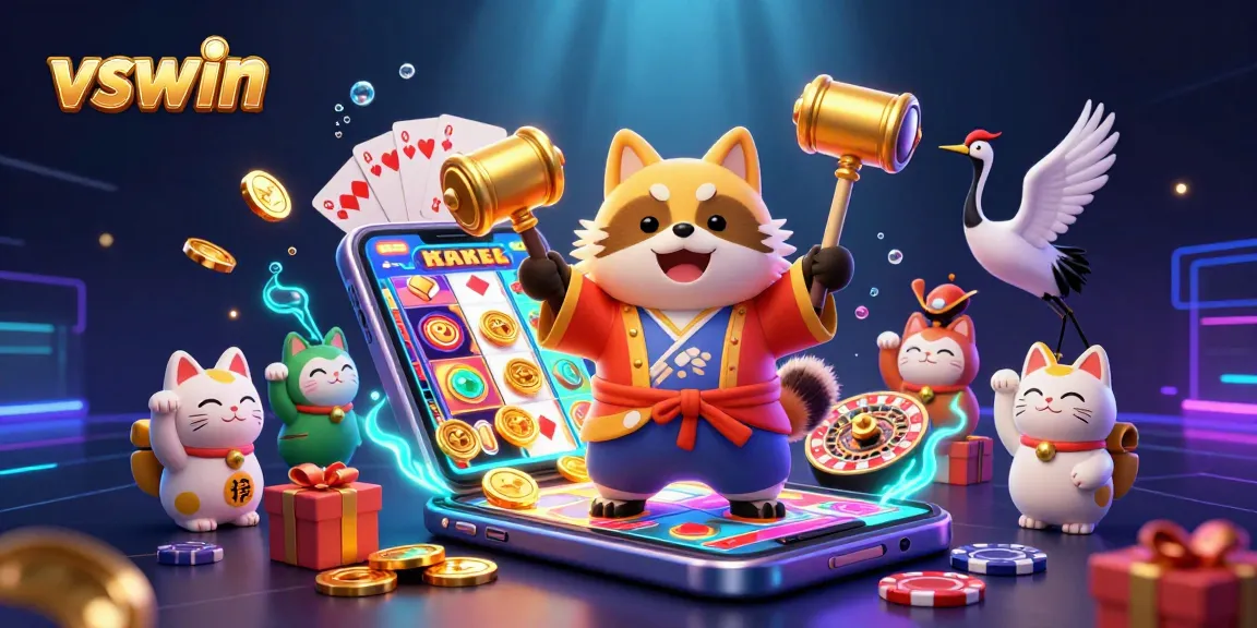Experience thrilling wins at VSWIN with vibrant 3D casino characters and dynamic gaming elements.