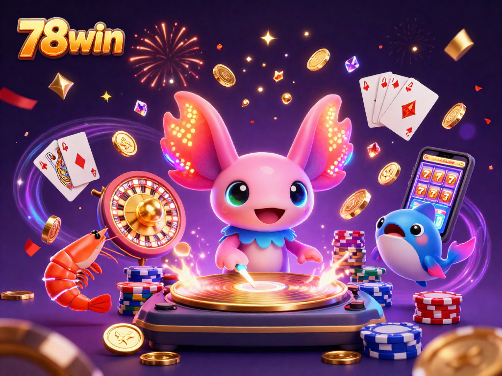 Join the fun at 78win with vibrant underwater casino vibes and exciting gaming elements.
