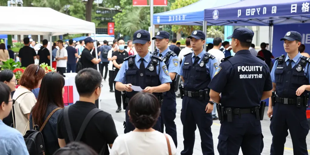 Security Solutions by trusted local professionals ensuring safe corporate event atmosphere.