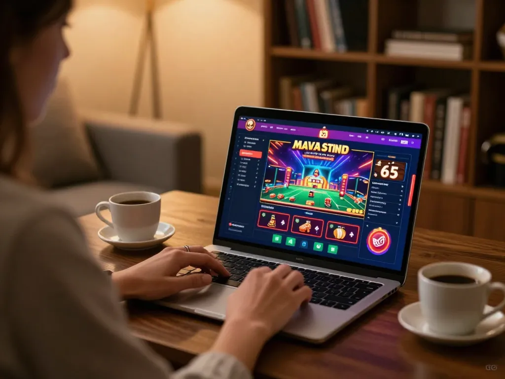 Experience exciting gameplay at vsbet with a player engaged in online gaming