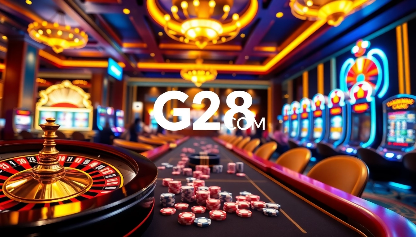 Experience thrilling moments at G28 COM online with vibrant casino games and poker action.