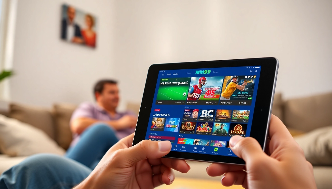 Experience MM99's engaging online gaming platform with vibrant graphics and user-friendly interface.