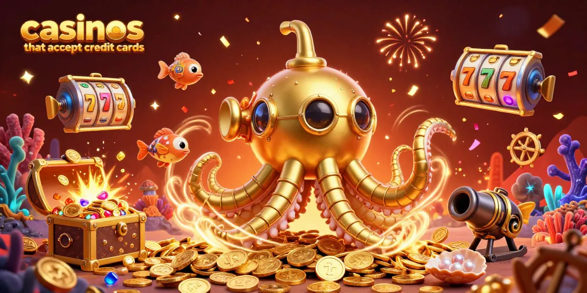 Experience the adventure at casinos that accept credit cards with vibrant treasures and games.