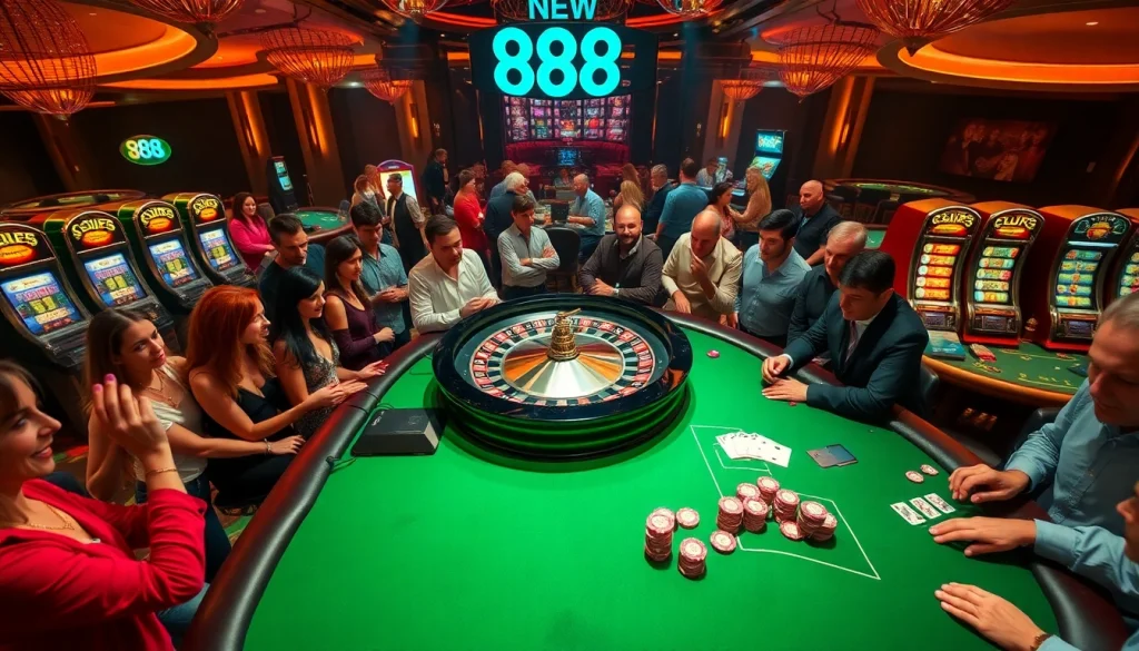 Experience the thrill of roulette and poker at 888NEW casino, filled with excitement and glamour.