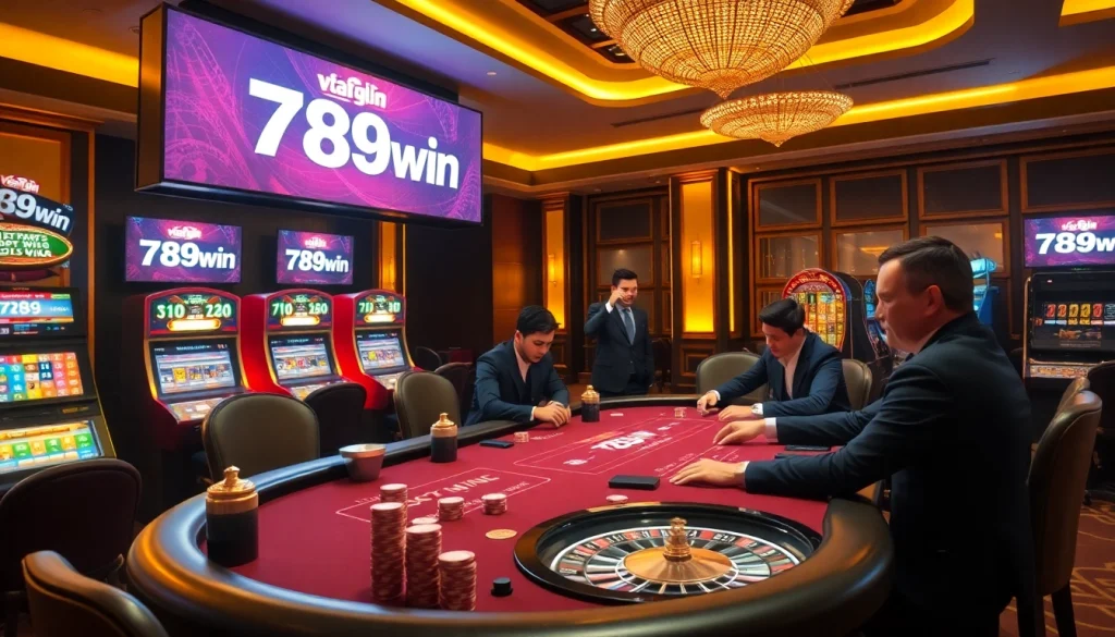 Experience the thrill of winning at 789win with exciting casino games and vibrant setting.