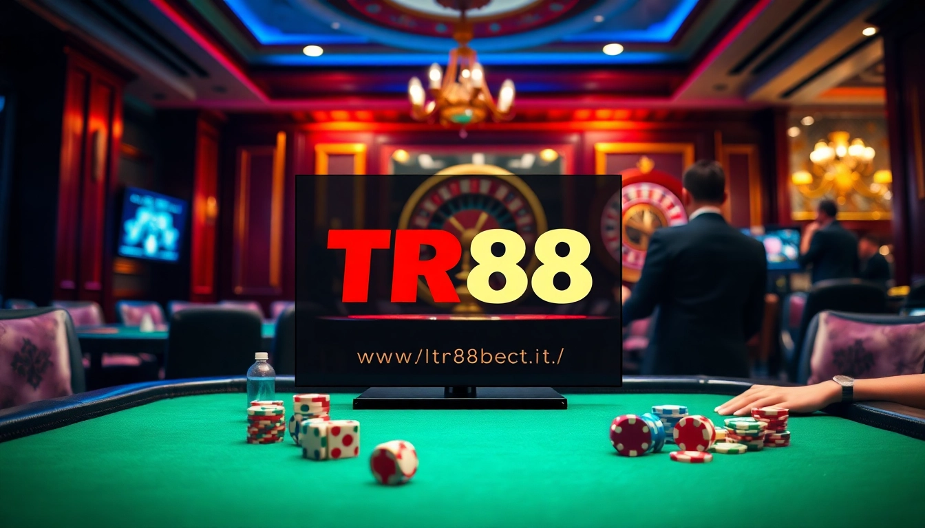 Experience luxury gaming at https://tr88bet.it.com/ with thrilling poker, roulette, and vibrant casino atmosphere.
