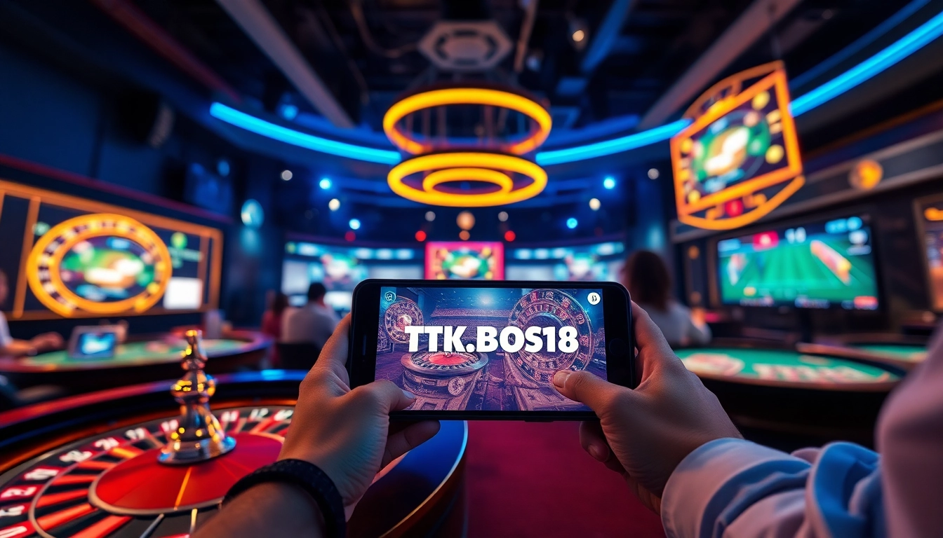 Experience the thrill of online betting at tk88win.live with dynamic gaming visuals and modern casino elements.