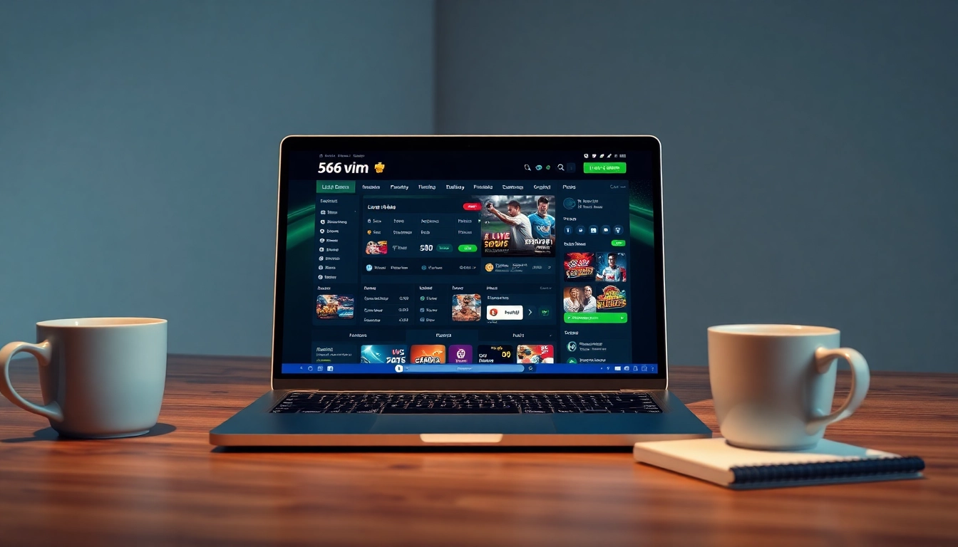 Engaging online betting platform featuring 566 vim with user-friendly interface and live options.