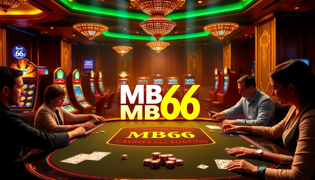 Experience the thrill of MB66 online gambling with dynamic casino games and vibrant ambiance.