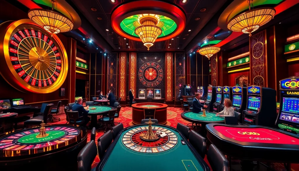 Experience thrilling gameplay at Go88 with vibrant casino atmosphere and engaging table games.