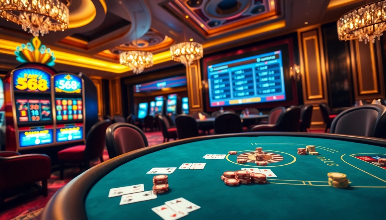 Experience the thrill of sv 88 with engaging casino games featuring poker, roulette, and slots.