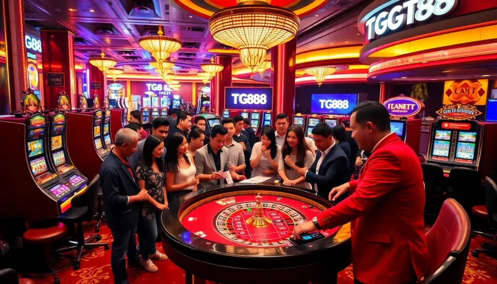 Win big at tg88 with thrilling slot machines and an exciting roulette table for endless fun.