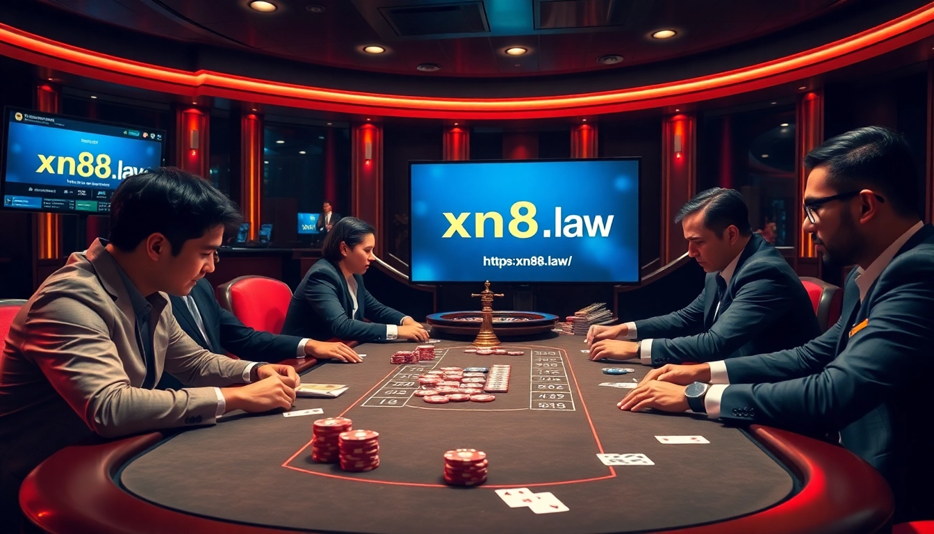 Experience thrilling poker action at https://xn88.law/, featuring vibrant casino elements and engaging players.