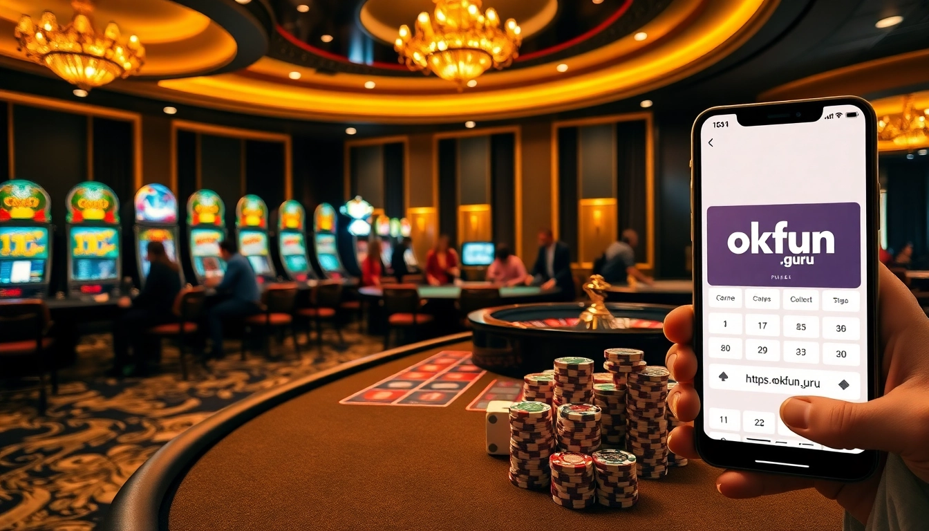 Experience the thrill of winning at https://okfun.guru/ with players enjoying vibrant casino games and sleek interfaces.